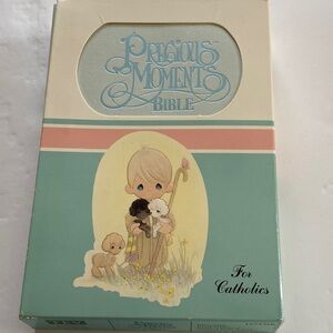 Precious Moments Bible - Blue and Pink